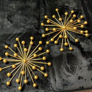 COPY - 2 Beaded Starburst wall hangings